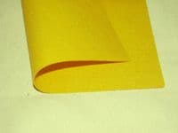 Felt Baize Fabric 3 x 9" Square - Yellow